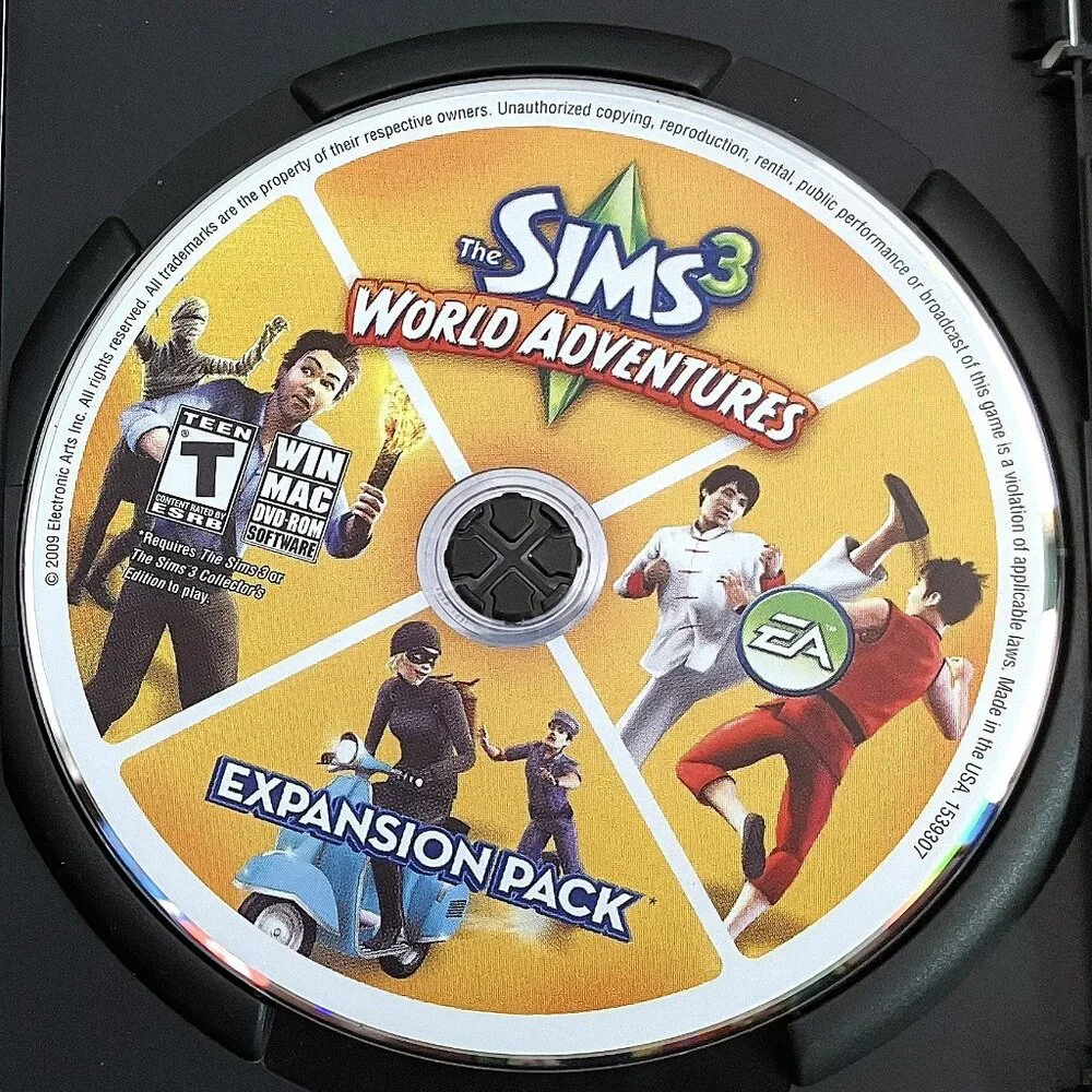 The SIMS 3 World Adventure Expansion Pack PC Game (Windows/Mac, 2009)